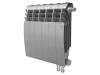 Биметаллический секционный радиатор отопления Royal Thermo Biliner 350 / V Silver Satin / 6 секций