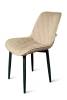 Стул Арника Оскар 00-00273262 черный матовый Томми 02 бежевый