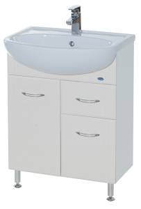 Тумба под раковину Bellezza Уют 60 1 ящ. Белый