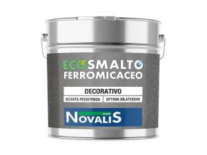 Специальная эмаль с эффектом чеканного железа Oikos Novalis Ferromicaceo base B 2.25 л