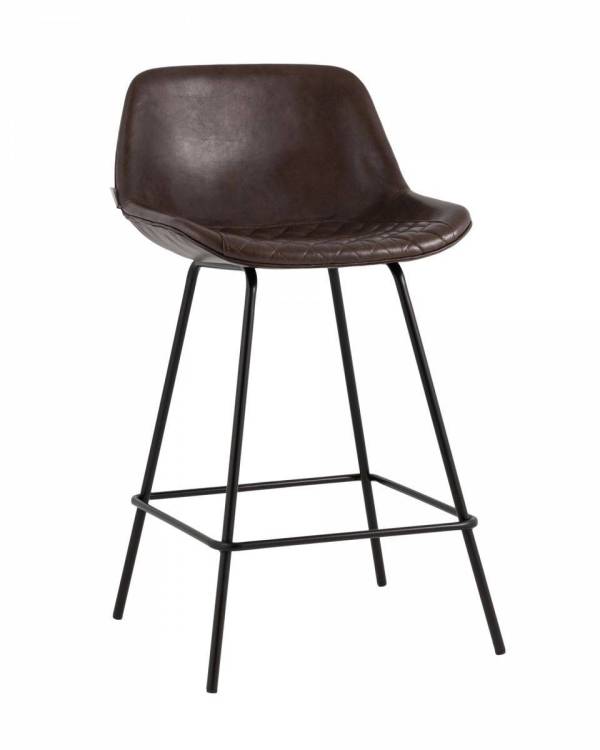 Стул полубарный Stool Group Деймон AV 463-H/coc-9005(PP) Коричневый