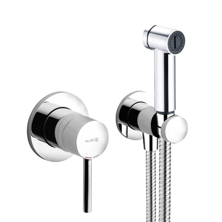 Гигиенический душ Kludi Bozz 389980576 со смесителем, с внутренней частью