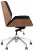 Кресло компьютерное Stool Group TopChairs Crown SN A312-A 8383-29 walnut back черный фото 3