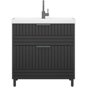 Тумба под раковину Corozo Терра 80 SD-00001323 серый