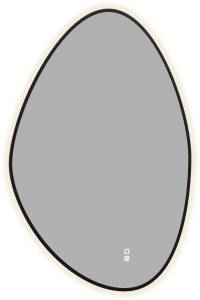 Зеркало Aquanet Контур 00367659 LED подсветка, подогрев, черное, 100x70
