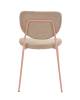 Стул Stool Group Gigi DRC-9155 URL57-3 Red-1 коричневый, розовые ножки фото 2