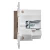 Розетка 1-местная с заземлением, шторками и USB Type С IEK Skandy SK-R14-16-U14-018-K98 песочный фото 4