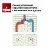Гигиенический душ Timo Torne 4389/00-16SM со смесителем, С ВНУТРЕННЕЙ ЧАСТЬЮ фото 4