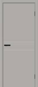 Межкомнатная дверь Глухая Bravo Граффити-23 013-1566 Полотоно Greyny 2000х600
