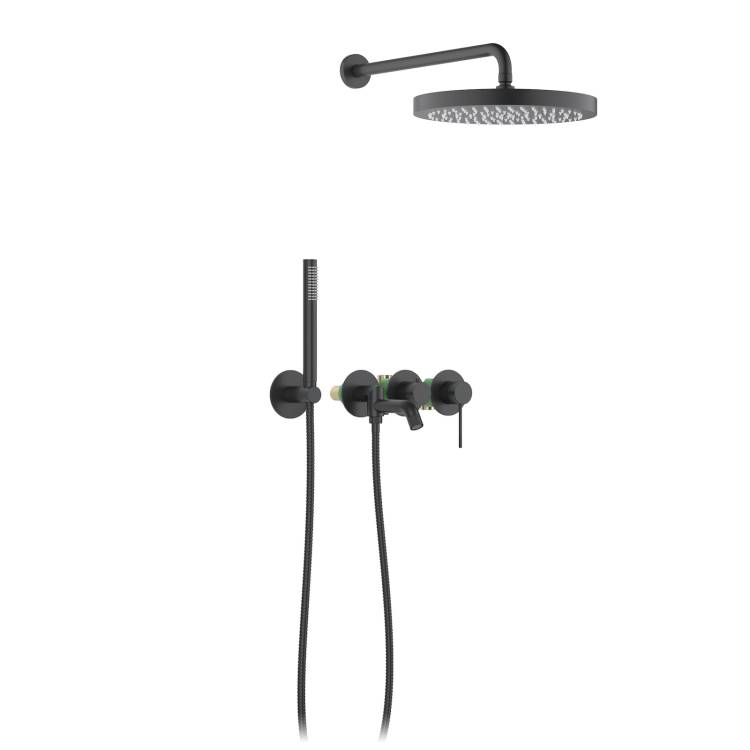 Душевая система Timo Saona SX-2348/03SM черный матовый