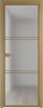 Межкомнатная дверь Profil Doors 3 AX цвет профиля Золото, стекло безопасное 6 мм матовое 700x2000