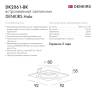 Встраиваемый светильник Denkirs DK2061-BK фото 2
