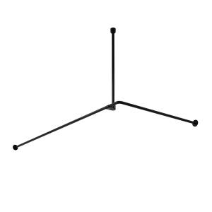 Карниз для ванной Wasserkraft Elbe SC-729018 черный