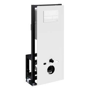 Система инсталляции для унитазов Wasserkraft Glan 66TLT.010.ME.WH.WH04 клавиша белый