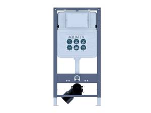 Система инсталляции для унитазов Aquatek Pneumo S50 INSP-0000001 с пневматическим управлением