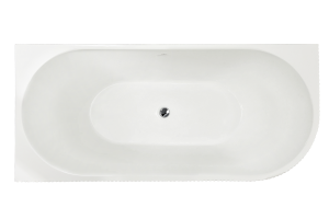 Акриловая ванна Royal Bath Nero RB710300L-CH левая, белая, 150x75