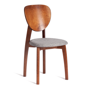 Стул Tetchair Diamante 20564 коричневый, ткань wool dimgrey, серый