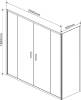 Душевой уголок Vincea Garda VSR-1G29020CL 200x90 см, профиль хром, стекло прозрачное фото 7
