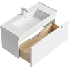Тумба с раковиной Aqwella Vancouver VAN01101 белый, 101.5x45.5 фото 3