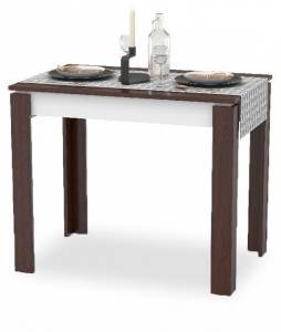 Стол обеденный Атмосфера Оптима 00-00006273 венге/белый