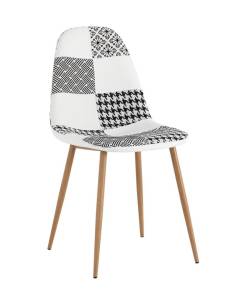 Стул Stool Group Валенсия SN OS-001P-V patchwork bw DUAL пэчворк черно-белый