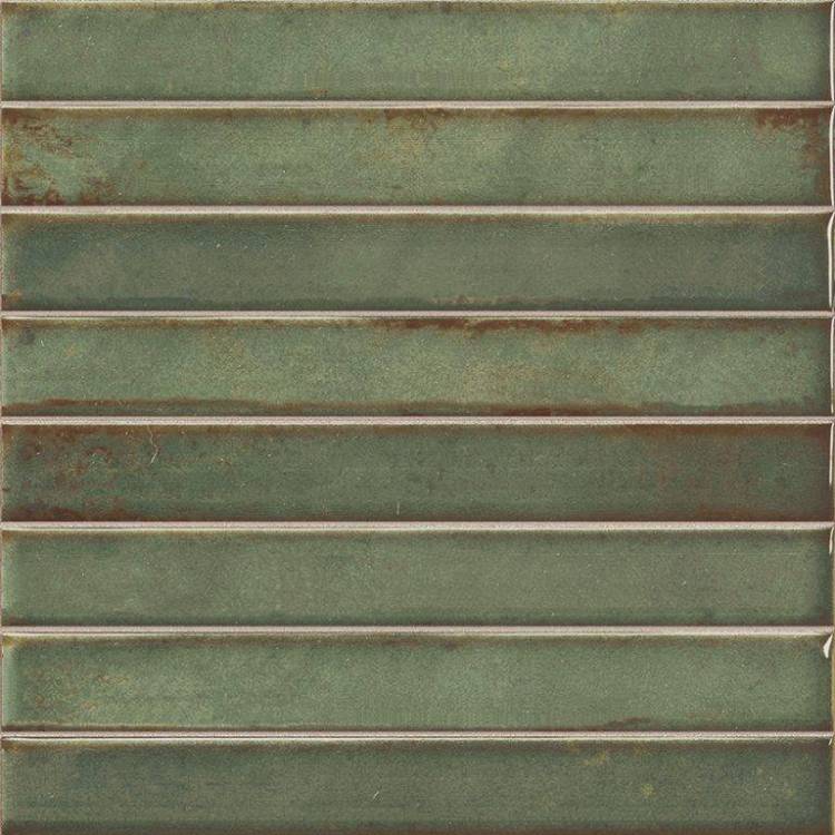 Керамическая плитка La Platera Raku Brick Emerald 35x35