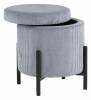 Пуф-сундук Stool Group Дали AV 482-V994/V12-08 велюр серый фото 2