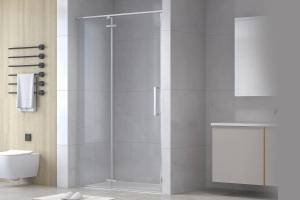 Душевая дверь в нишу Royal Bath Bern BERN-V RB80-T-CH профиль хром, стекло прозрачное, 80x195