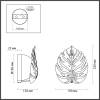 Настенный светильник Odeon Light Exclusive Jungle 4865/1W фото 5