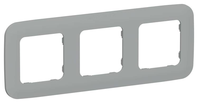 Рамка 3-постовая IEK Flite FI-M32-31-20-K03 серый