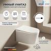 Унитаз с инсталляцией RGW SW-71 80420271-01 безободковый, сиденье микролифт, умный