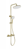 Душевая стойка Wonzon & Woghand WW-B3045-A-BG с термостатом, золото