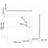 Поддон для душа Wasserkraft Wiese 84T03 90x90 фото 2
