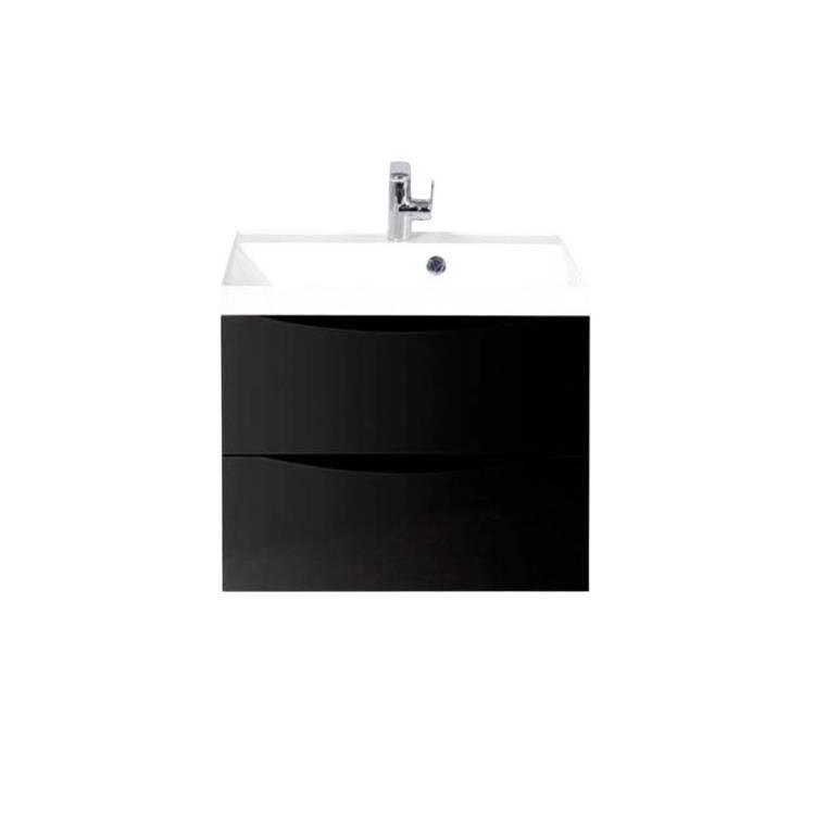 Тумба с раковиной BelBagno Marino 60 nero lucido
