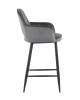 Стул полубарный Stool Group Венера MC16-2YSC VELVET HLR-21 DUAL серый фото 4