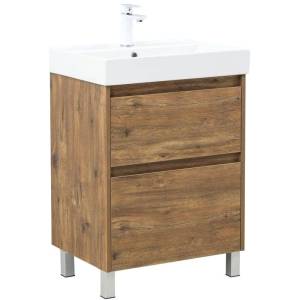 Тумба с раковиной Aquanet Nova Lite 2.0 60 348191 Дуб рустикальный