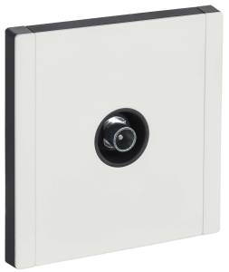 ТВ-розетка проходная IEK Forte&Piano FP-A10-P-M-K01 белый