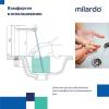 Смеситель для раковины Milardo Maze MAZBL01M01 черный матовый фото 7