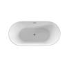 Акриловая ванна Vincea VBT-426-1700 1700x800x580, белый, слив-перелив в комплекте, хром фото 2