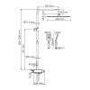 Душевой комплект Wasserkraft A113.119.126.CH Thermo с термостатическим смесителем, хром фото 3