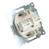 Розетка компьютерная 2-местная Stekker GLS00-7109-08 50009 фото 8