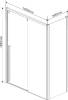 Душевой уголок Vincea Lugano VSR-1L8015CL-1 150х80 см, профиль хром фото 5