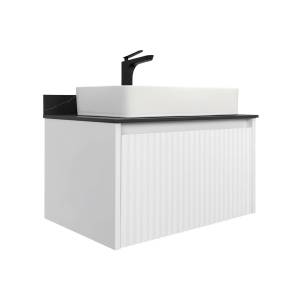 Тумба с раковиной Comforty Марсель-75 00-00013396 белый
