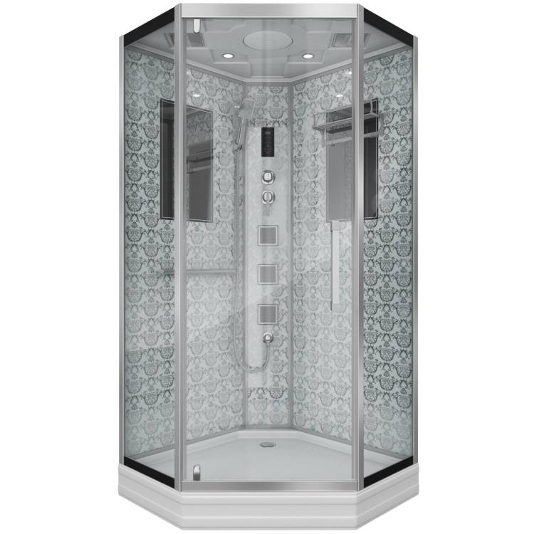 Душевая кабина Niagara Luxe 7717W хром, металлик