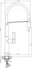 Смеситель для кухни Rush MS9035-35Black черный, с гибким изливом фото 3