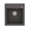 Кухонная мойка Lemark HANKA 450 9910011 врезная прямоугольная из кварцгранита серый шелк