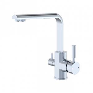 Смеситель для кухни Wonzon & Woghand WW-88458003-CR c подключением фильтра, хром