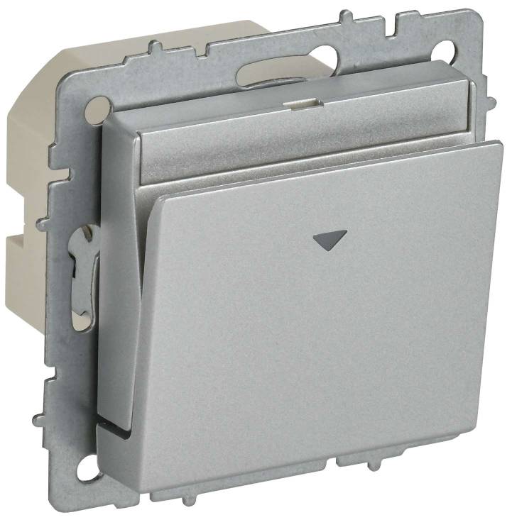 Выключатель карточный IEK Brite BR-V11-0-10-K47 алюминий