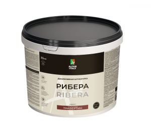 Декоративная штукатурка с эффектом архитектурный травертин Silk Plaster AlterItaly Ribera фракция 0.5 мм 15 кг