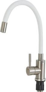 Смеситель для кухни Osgard Gron Flex 84383 никель, белый